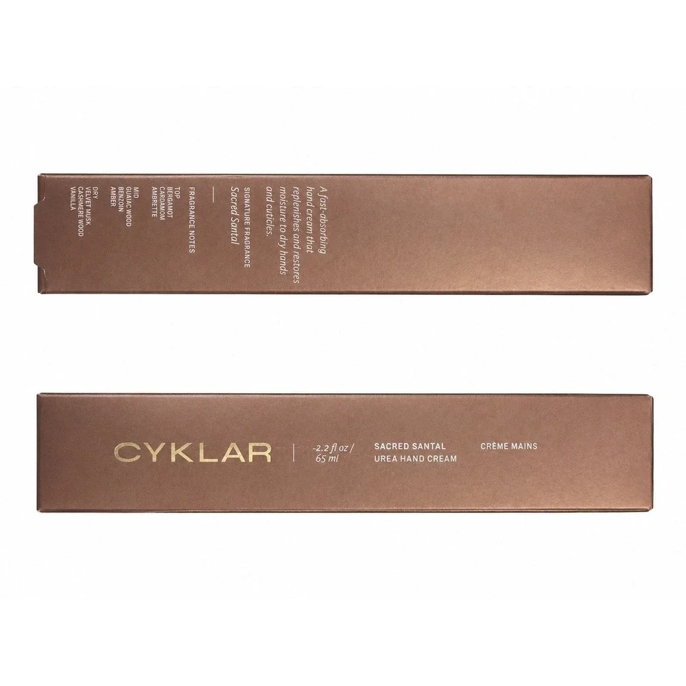 Cyklar Sacred Santal Urea Hand Cream Squalane Ectoin New in Box
